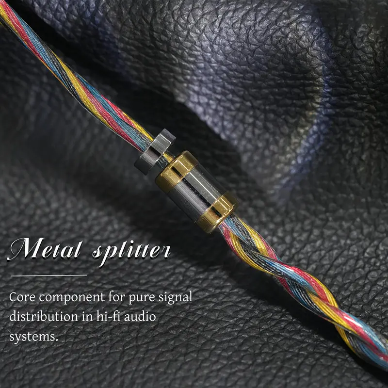 Nici HiFi-52 Kabel do słuchawek dousznych z 3,5 mm/4,4 mm/4-pin XLR MMCX/2-pin/IE900/Dual 3,5 dla Davinci NX8 Cantor Himalaya — zdjęcie produktu 5