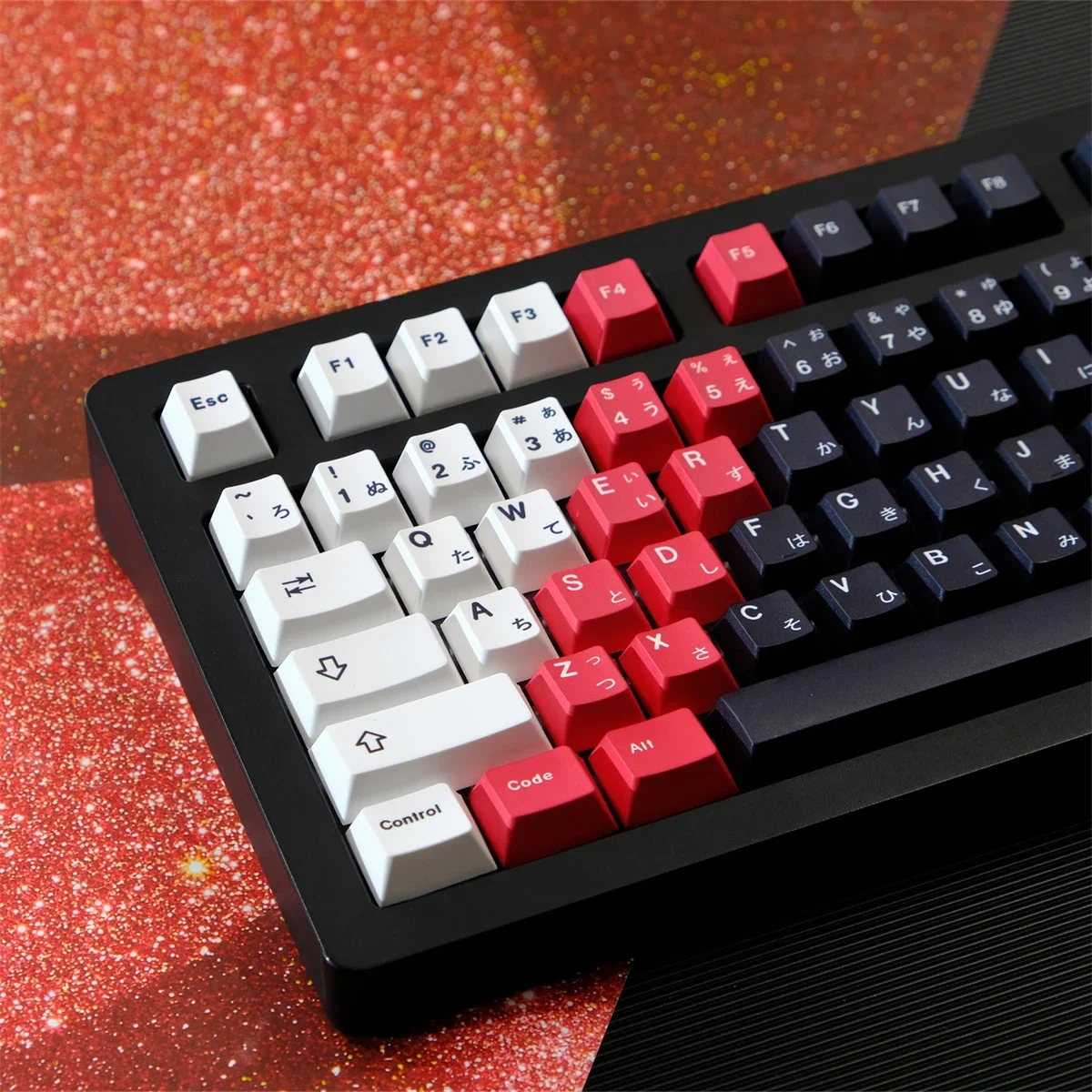 

PBT Material Gradient Color Samurai Keycaps Dye Sublimation Cherry Profile Keycap For MX Switches Gaming Mechanical Keyboard