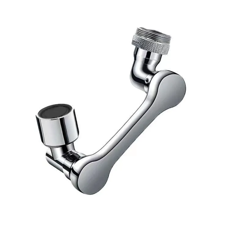 

1080 Degree Mechanical Arm Universal Faucet Extender Bathroom Wash Face Brushing Teeth Rotating Faucet Joint Universal Artifact
