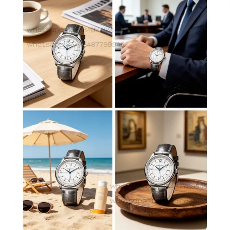 Ultra-thin Small Dial Meridian Men's Watch, Mechanical Watch, Automatic Waterproof Retro