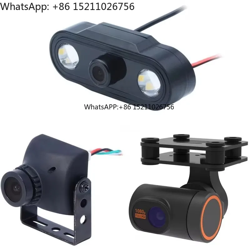 Skydroid T10 Remote Control Mini Camera 10km Digital Map Transmission 4 in 1 With R10 Receiver for RC Plant Protection -