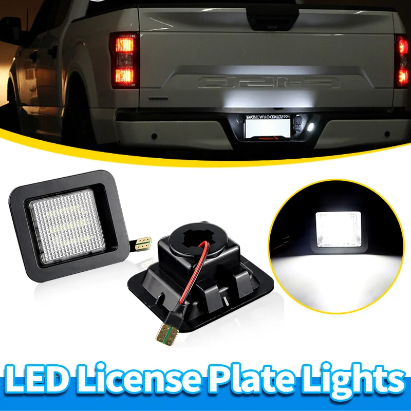 Lámpara de luces LED para matrícula, para camioneta Ford F-150 XL XLT Lariat King Ranch Platinum Limited Raptor FL3Z-13550-A
