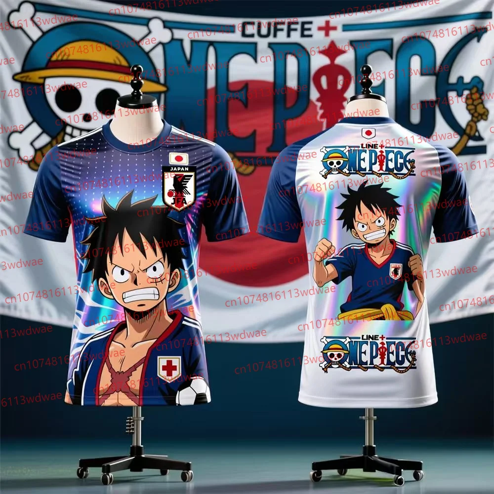 Japan Football Jersey 2026 New One Piece Anime Football Shirt Luffy Special Edition Football Jersey Kit Kid Jersey