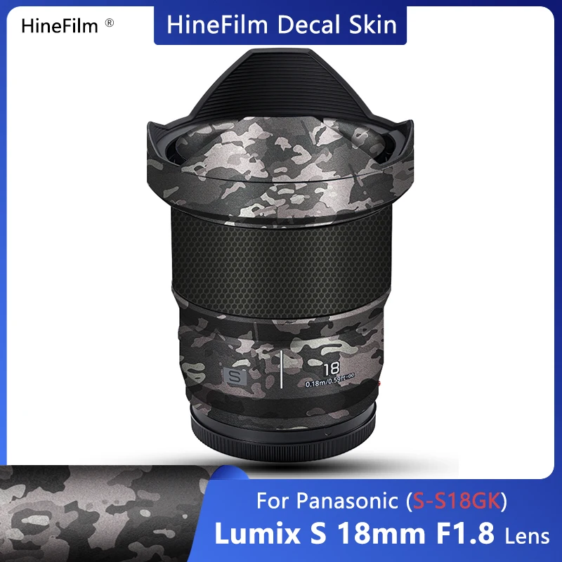 

Lumix S 18 F1.8 Lens Decal Skin for Panasonic LUMIXS 18mm F1.8 Lens Anti Scratch Wrap Cover 8-1.8 Lens Sticker Film