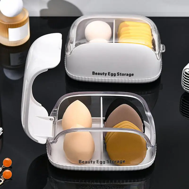 Make-Up Schwamm Fall Tragbare Staubdicht Kosmetische Ei Lagerung Box Multifunktionale Schönheit Werkzeuge Lagerung Box Make-Up Mixer Fall