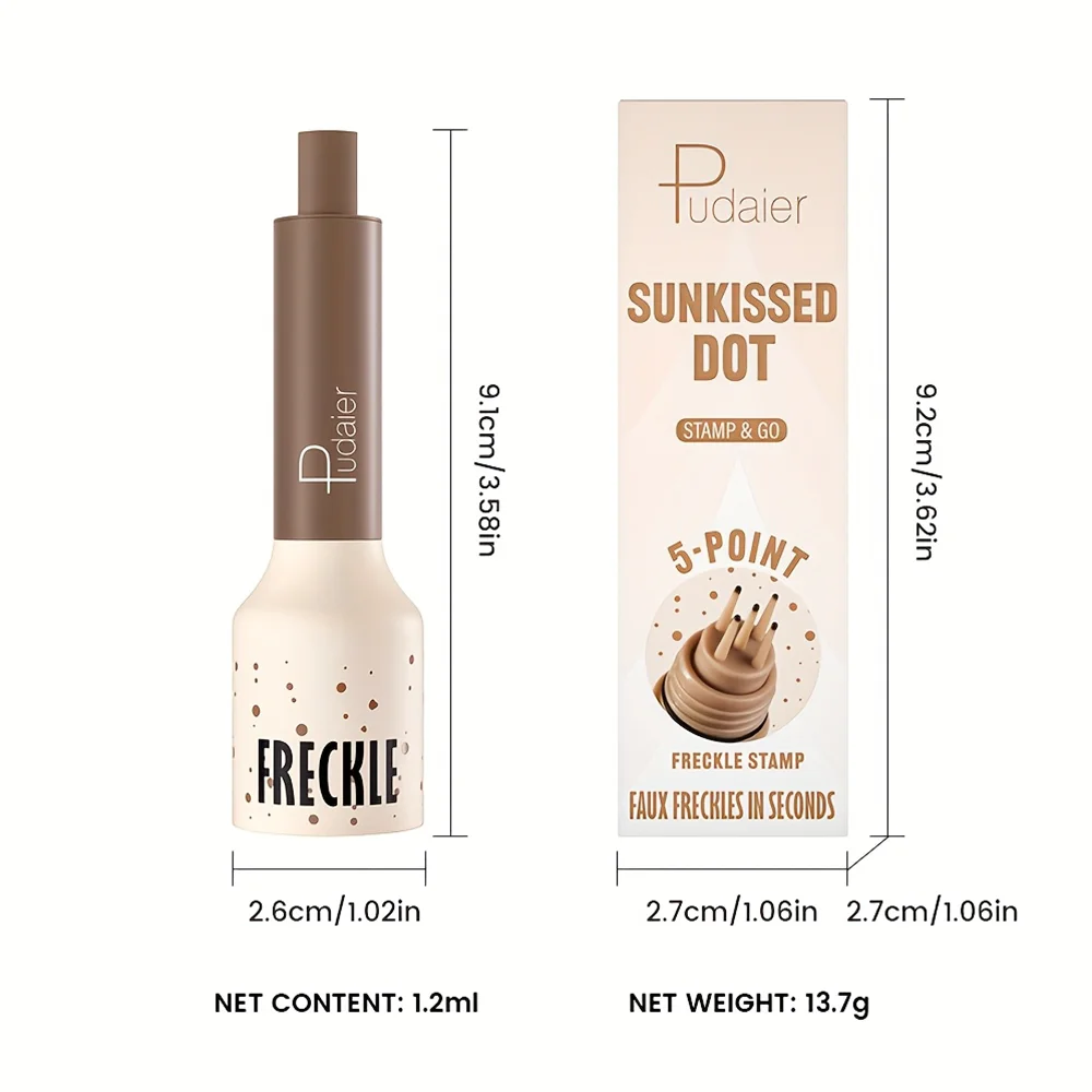ナチュラルそばかすスタンプペン 防水性と耐汗性 速乾性 ナチュラルで繊細なそばかすメイクアップ 複数のシーンに最適