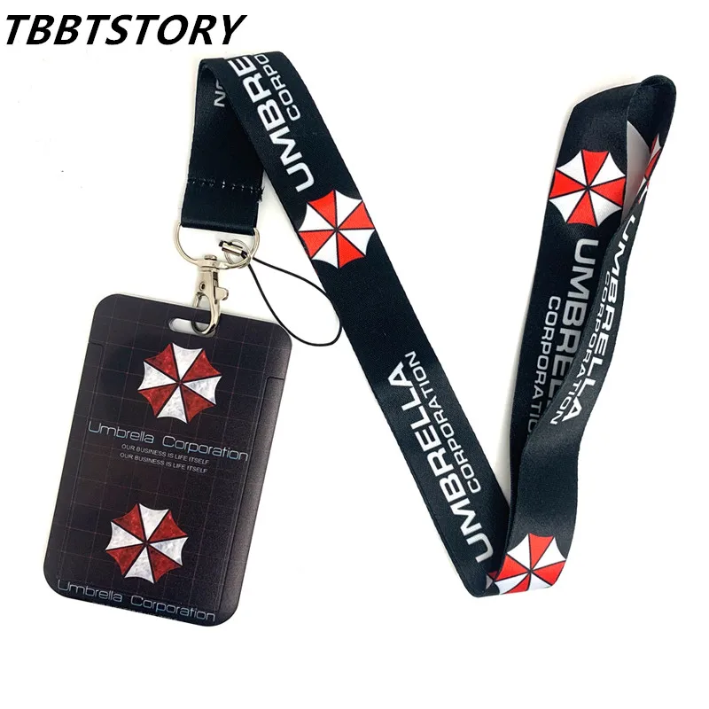 Cool Movies Umbrella Lanyard ID Card Cover USB Name Badge Holder Neck Strap DIY Hang Rope Keychain Mobile Phone Rope Webbing