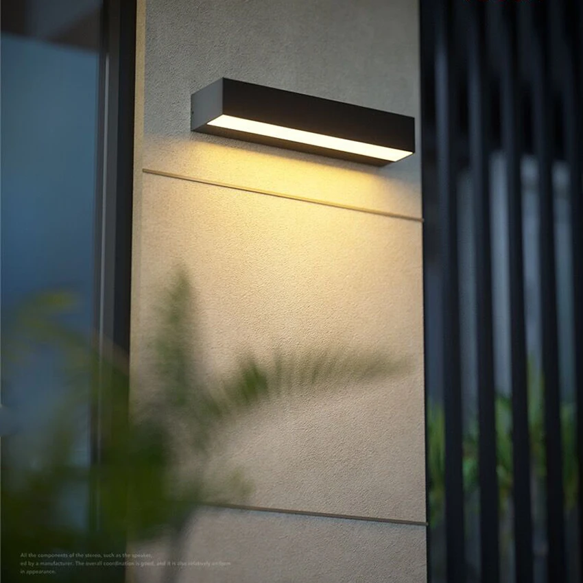 

LED Outdoor Wall Lamps Waterproof Aluminum Wall Lights Porch Garden Corridor Wall Sconce Indoor Wall Light BL01