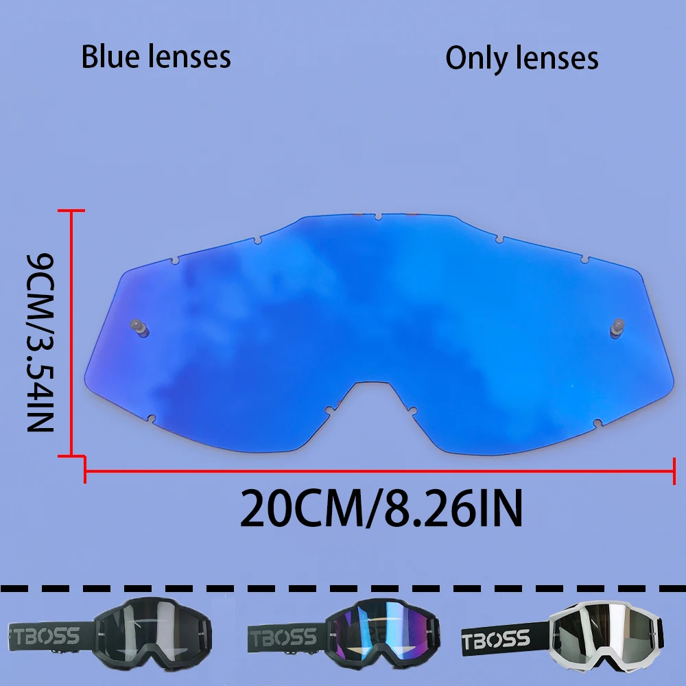 MX Off-Road Motocross-Brille Staubdichte Winddichte Skibrille mit PC-Linse für Dirt Bike Rennhelm