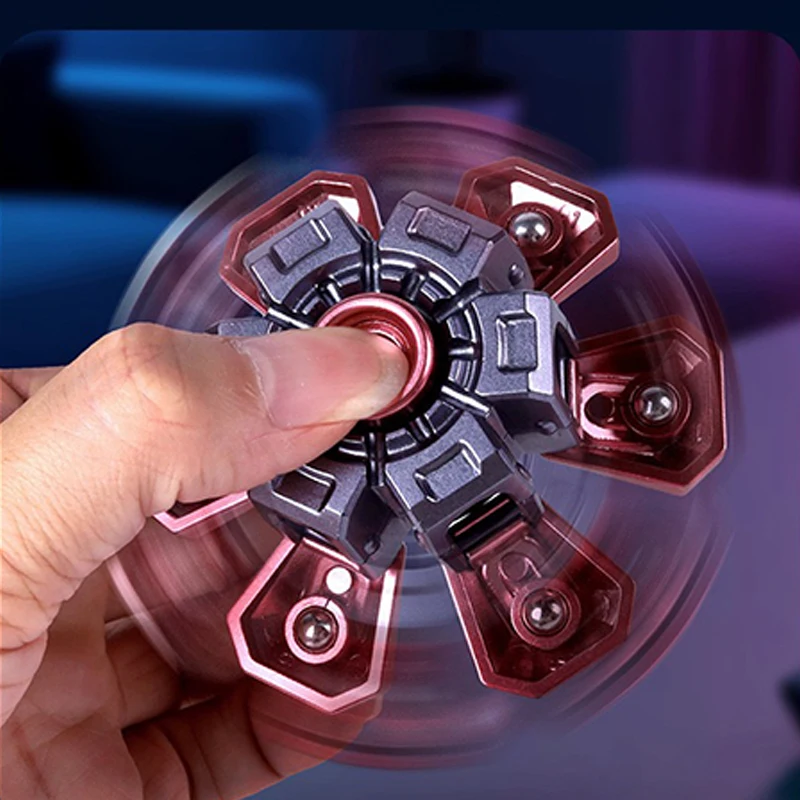 Creativo Transformable dedo Mecha Fidget Spinner tecnología estética transformación mecánica Fidget juguete para niños regalo