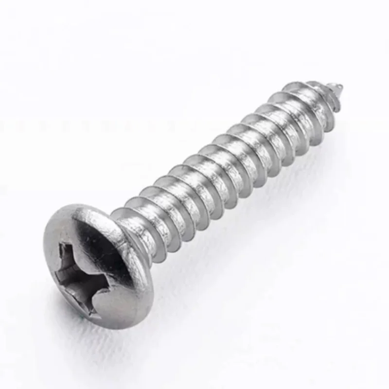 M3 M3.5 M4 M4.2 M5 M5.5 M6 M8 Cross Phillips Recessed Round Head Self-Tapping Screw 304 Stainless Steel 5/10/20/30/50/100pcs