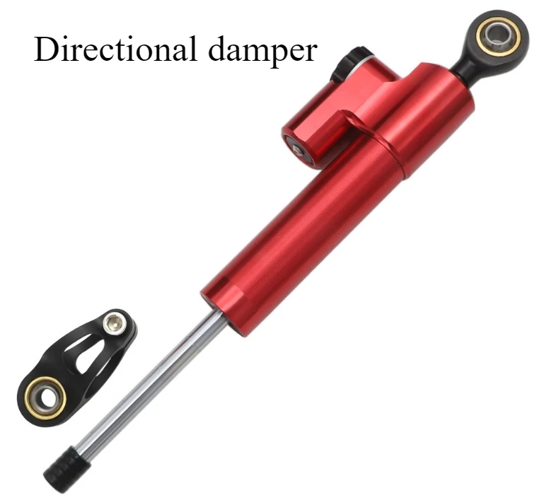

CNC Aluminum Motorcycle Steering Damper w/ Titanium Rod - Adjustable Stabilizer for Racing Dirt Bike