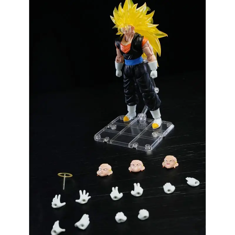 

Mm Studio Dragon Ball Beijit 1/12 Handmade New Stock Black Body Transparent Yellow Hair/Blue Beijit Limited Edition