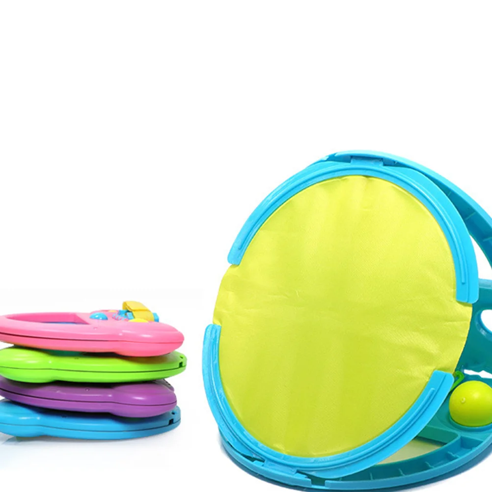 1 مجموعة اليد الصيد الكرة مجموعة 1 مضرب 2 كرات دائم آمنة الوالدين والطفل خارج اللعب متعة الاطفال هدية لون عشوائي التفاعل اللعب #3