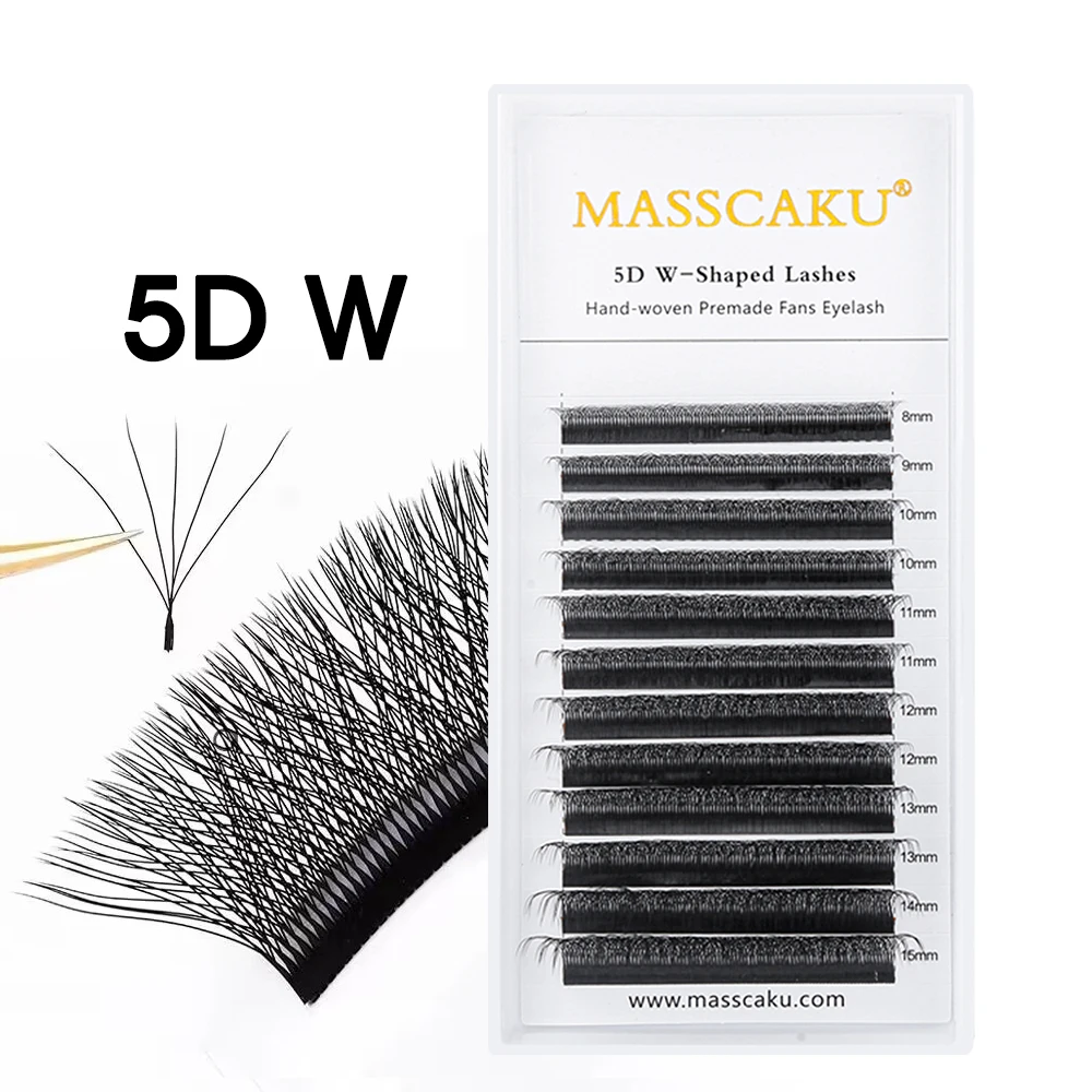 

10pcs 8D W Shape Eyelash Extension W V Y Type Shape Volume Lash 3D 4D 5D 6D 7d 8D Clover Lashes