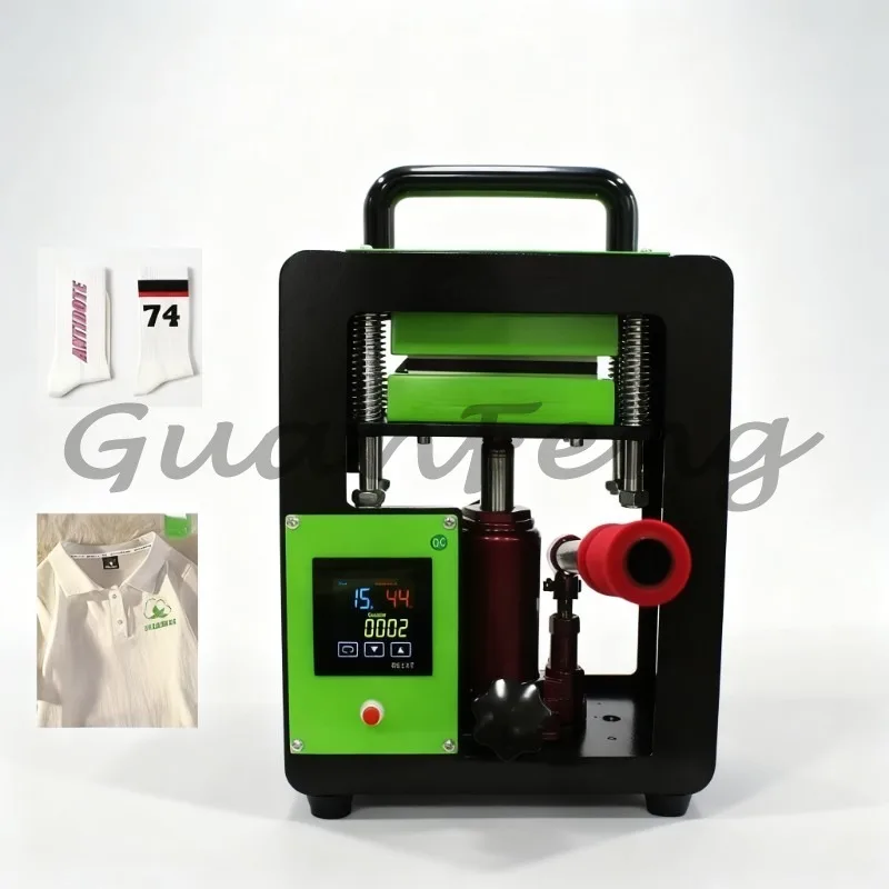 Small High Pressure Rosin Heat Press Machine, Dual Heating Plates, Heat Transfer Press for T-Shirts, Mugs & DIY Craft Projects