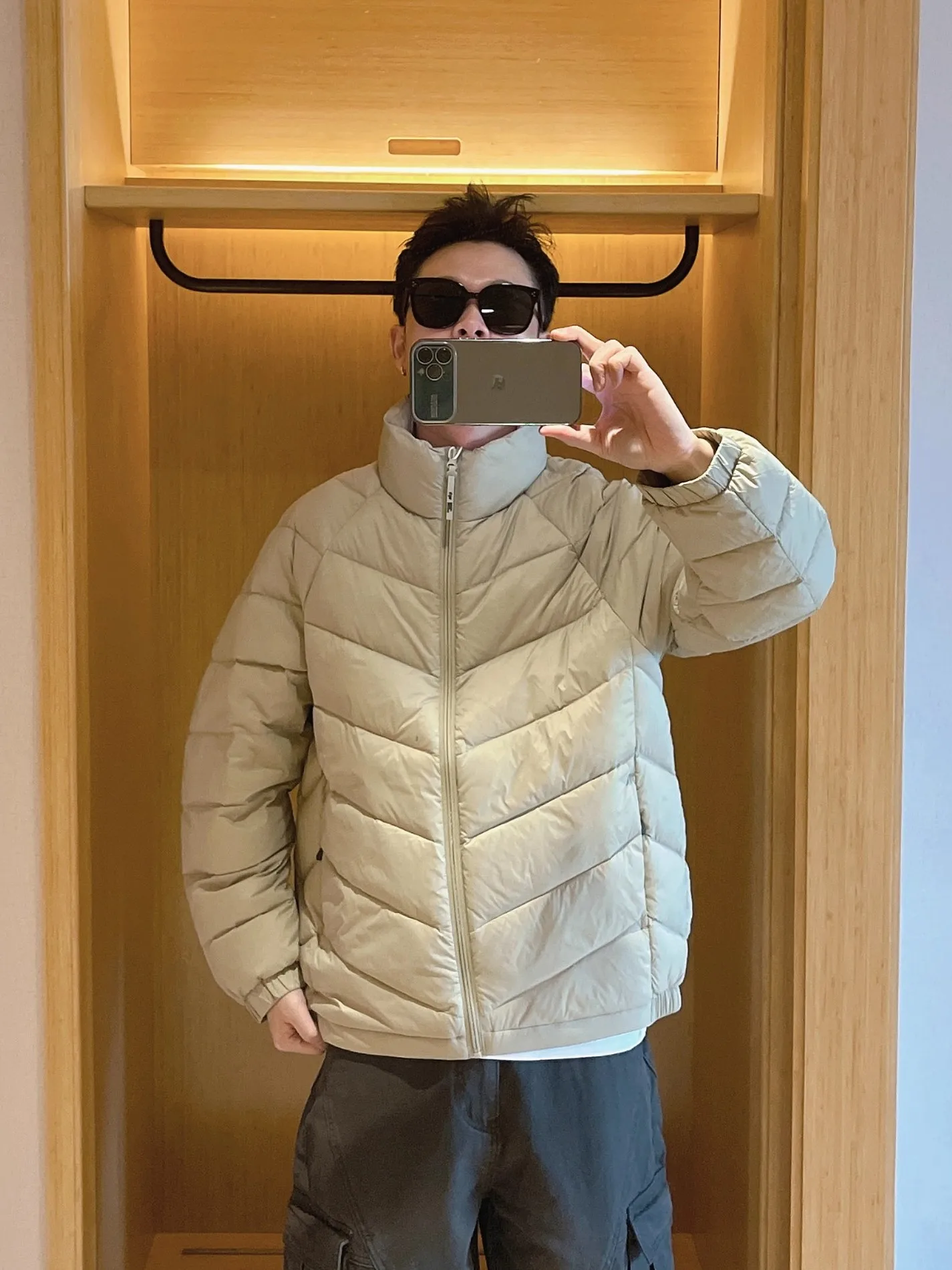 

Мужская зимняя пуховая куртка Heavyweight: утепленная, с воротником-стойкой, легкая, дышащая, теплая, модная, морозостойкая верхняя одежда