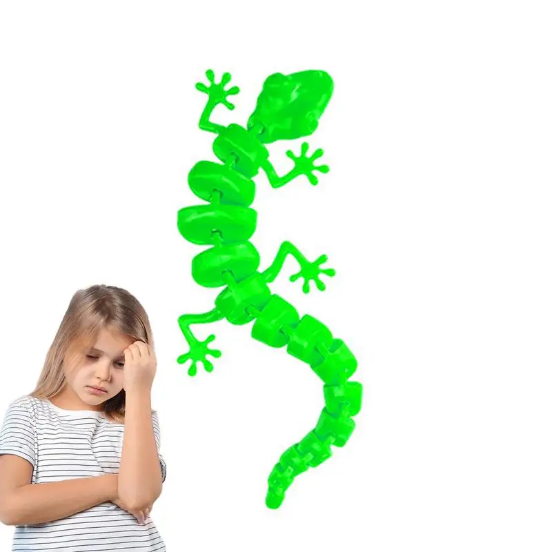 Stress Relief Toys Gecko Skeleton Relief Worrying Kids Fidget Toys Desk Toys Detachable Anti-Stressed Articulated Relaxing Toy