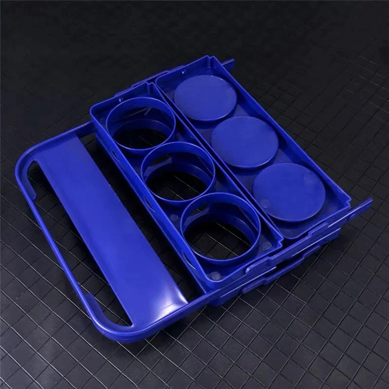 

BAAJ-Portable Beer Carrier-Collapsible 6 Pack Drink Holder, Reusable Plastic Wine & Beer Rack, Ideal For Picnics And Parties
