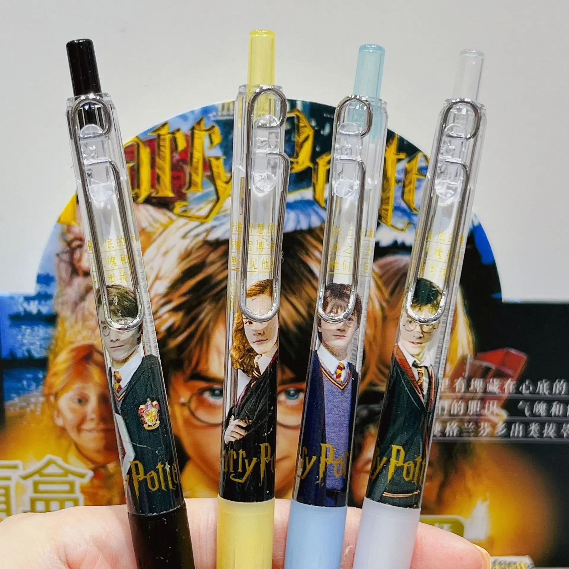 Hot New Harries Movie Peripheral Neutral Pen Potters Magic Students Presses Cute Study Stationery with High Appearance Level