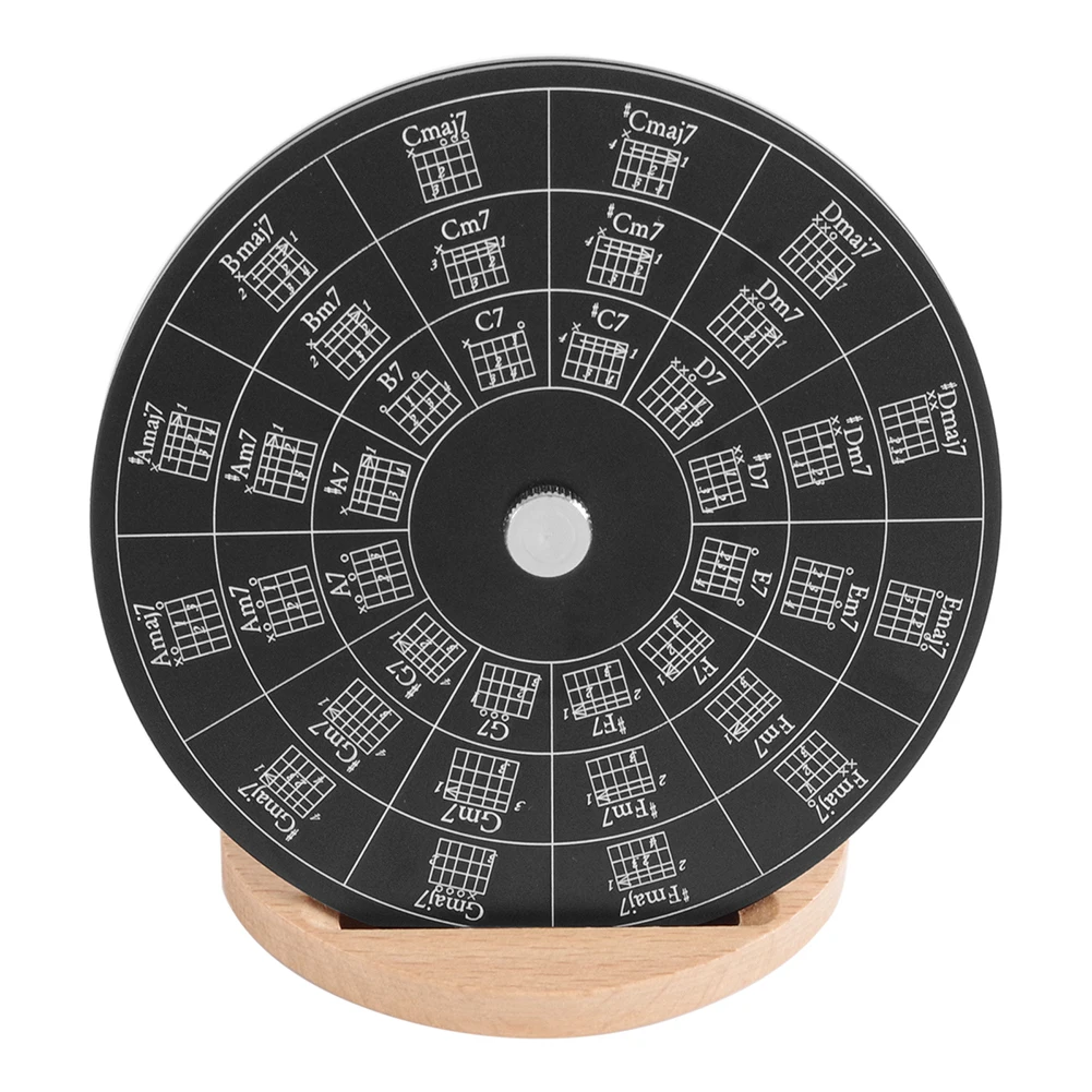 

Circle Of Fifths Melody Tool Wheel With 72 Chord Diagrams Storage Bag Aluminum Alloy Learning Tool For Songwriting Musicians