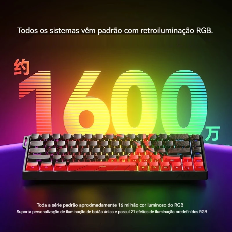 AULA WIN60 HE Magnetic Keyboard 21 Keys Butterfly Keycaps Wired Trigger 8K Return RGB E-sports Gamer Customized Gaming Keyboard