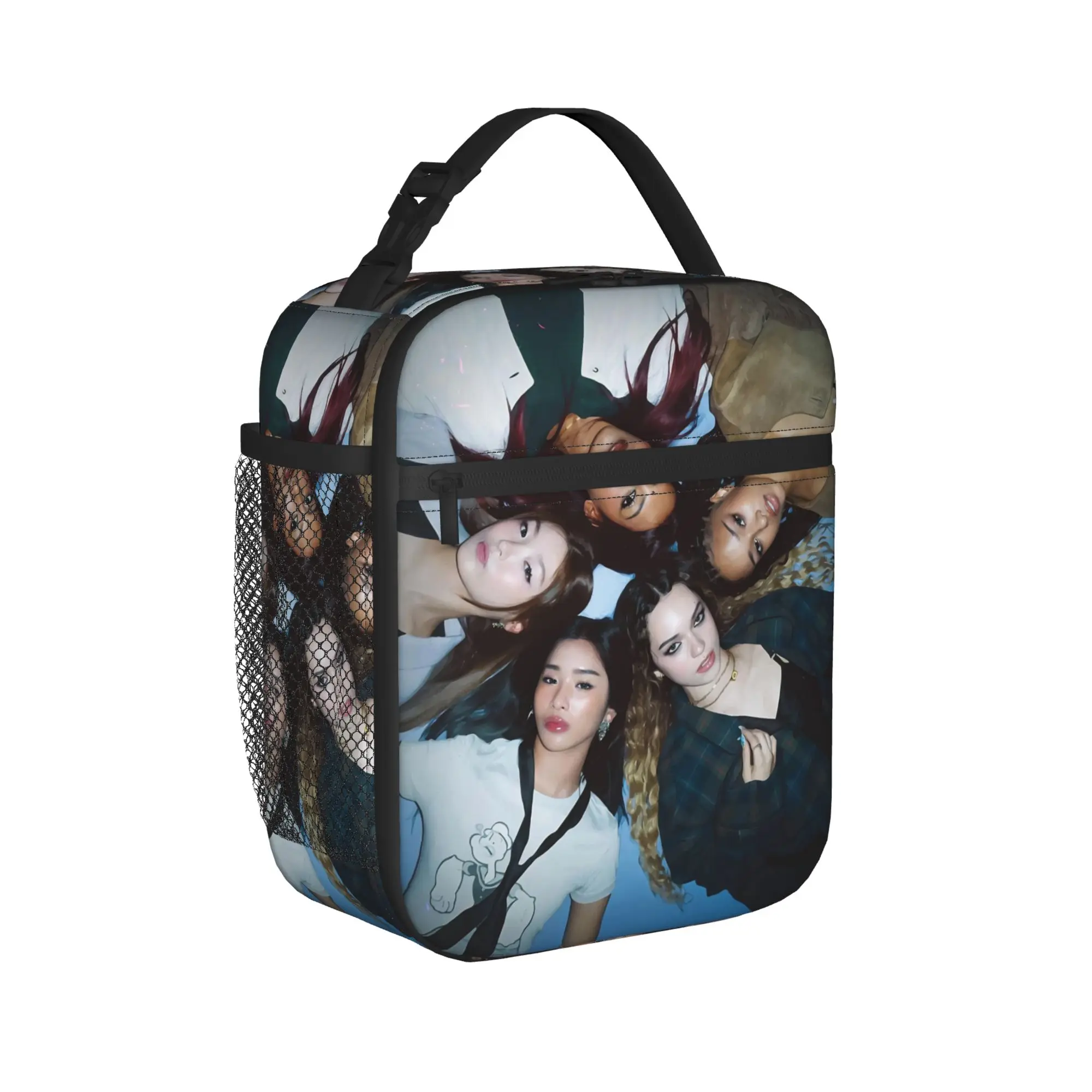 Katseyes Kpop Girl Group Thermal Insulated Lunch Bags for Office  Reusable Food Bag Cooler Thermal Food Box