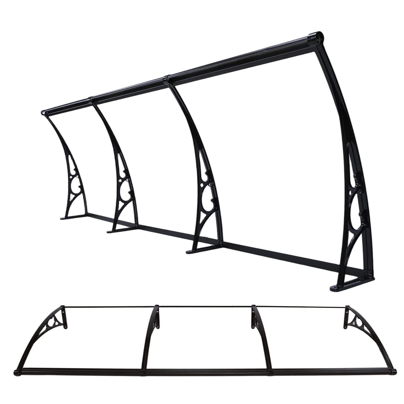 Kanopi Patio Aluminium Kanopi Jendela Pintu Polikarbonat Kanopi Depan Pintu Kanopi untuk Pintu & Jendela