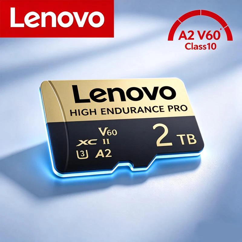 Lenovo Memory Card High Speed Micro SD Memory Card 2TB 4K Full HD Video Compatible with Phone GoPro Action Camera 512GB 256GB
