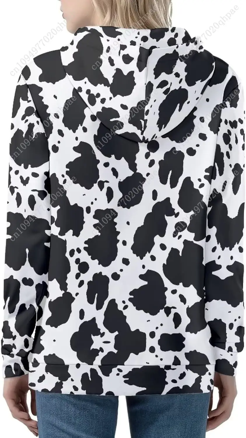 سترة Uourmeti بغطاء للرأس بسحاب للنساء والفتيات المراهقات سترة خريفية XS-5XL