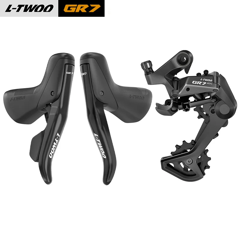 

L-TWOO GR7 1x10 Speed Aluminum Alloy Wire Handle Manual Transmission Set Pull The Drum Brake Cable