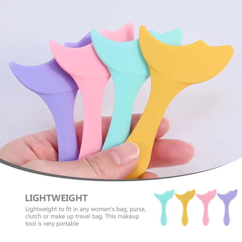 4 stuks Eyeliner Tool Oogschaduw Oogschaduw Applicators Sjabloon Draagbare Make-up Accessoires Oog Beginner Professional