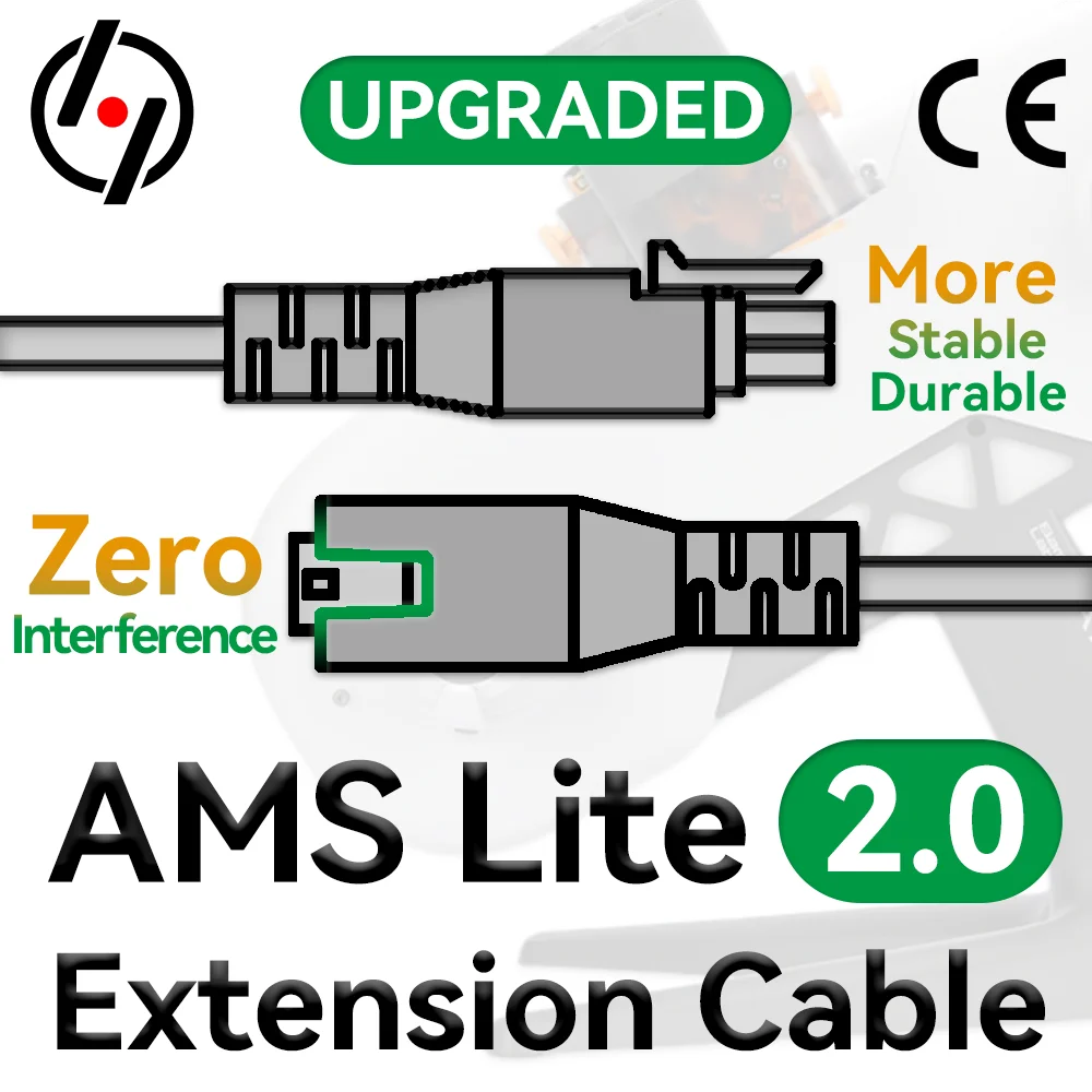 Para Bambu lab AMS lite Cable de extensión de 4 pines 2.0 (Upg. Ver.) Para impresora 3D A1/A1mini