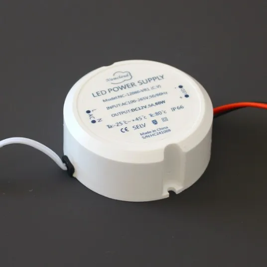 LED Power CE LVD EMC MiNI 12V 5A, 24V 2.5A 60W mini zasilacz puszkowy switching power supply lighting transformer GaN