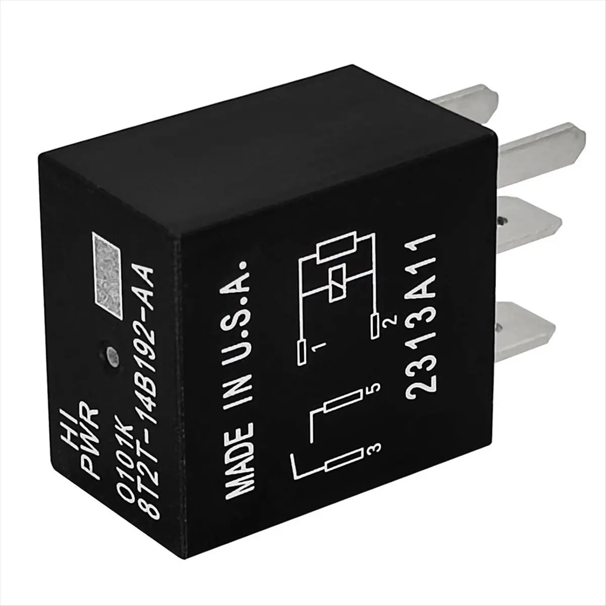 KSOL 8T2T-14B192-AA Relay - 4-Pin 12VDC Automotive Relay - Replacement for Edge New Mondeo Explorer Fan Relay