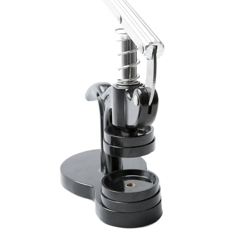 14Pcs Watch Press Set,18Mm To 50Mm Watch Case Closer,Watch Repair Kit (Black)