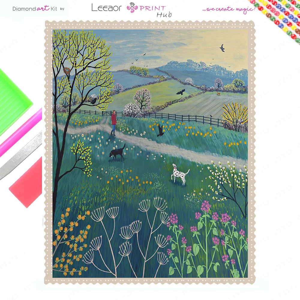 פסטורלי מפורסם צייר וינסנט ואן גוך סדרת 5D DIY יהלומי ציור ערכת יהלומי רקמת בית תליית תמונה קישוט