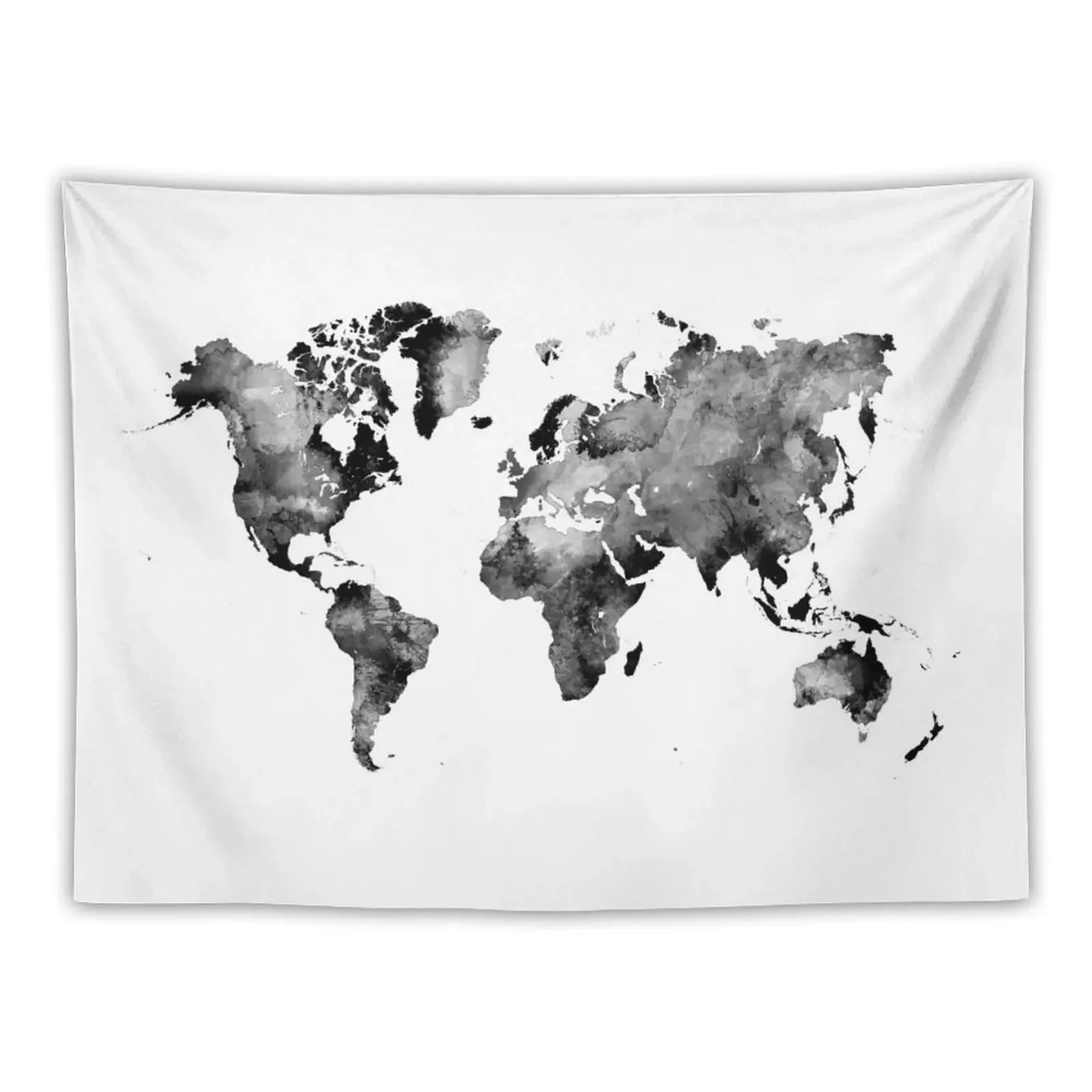 map black and white #map #world Tapestry Wall Carpet Home Decorations Aesthetic Wallpaper Decor For Room Tapestry