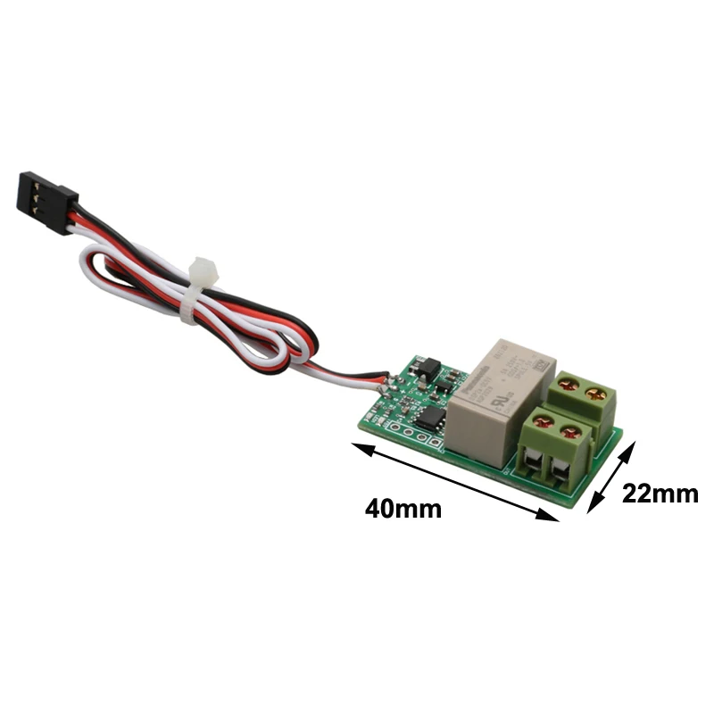 5V-12V PWM segnale DPDT relè modulo elettronico luce Controller On-off supporto alimentazione a vuoto per FPV Drone RC modello di aeroplano auto