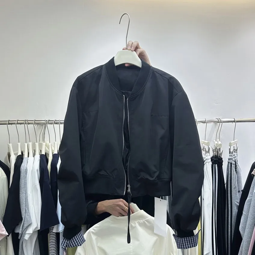 

Бейсбольные куртки для девочек и женщин: зимние, в клетку, с бахромой, вышивкой, двойной подкладкой, красной окантовкой, в стиле панк, уютные, двубортные, блестящие, Y2K