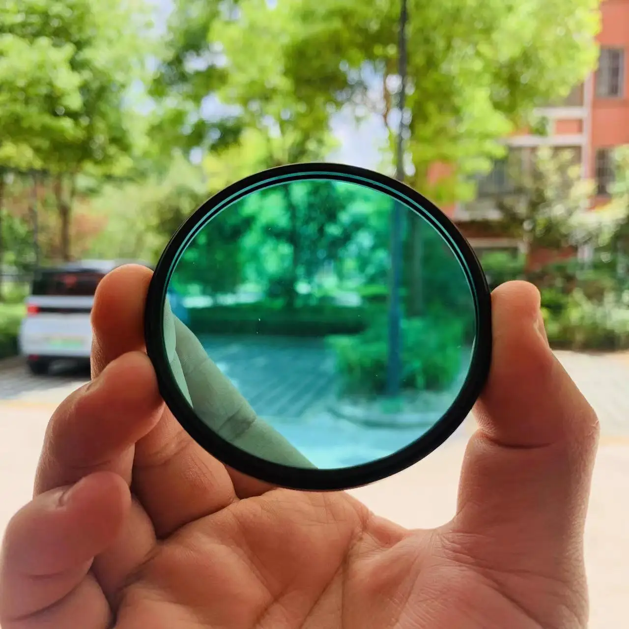 หลายขนาด 67 มม.ติดตั้ง IR Cut Filter ประเภท QB38 BG38 Blue Light Optical Glass สําหรับกล้อง