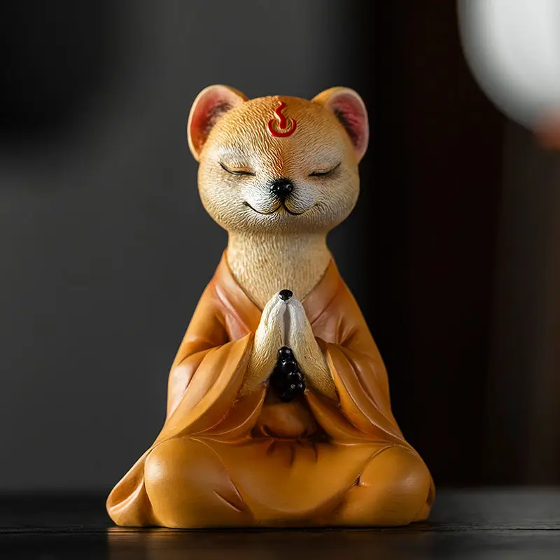 Zen Weasel Fox Fairy Decoration, Simplicity, Household, Office, Desktop, Creative Resin Crafts, Decompression Gift