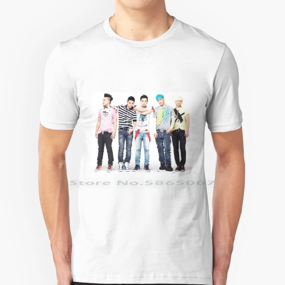 100% Cotton T Shirt Taeyang Top Gdragon Daesung Seungri Tee Short Sleeve Long Sleeve Gift