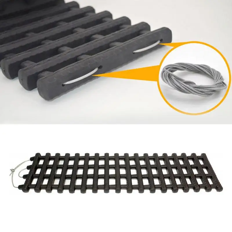 Tire Traction Mats Vehicle Escape Tracks For Snow Recovery Traction Accessories For Auto Truck In Mud Snow Ice Sand Strong