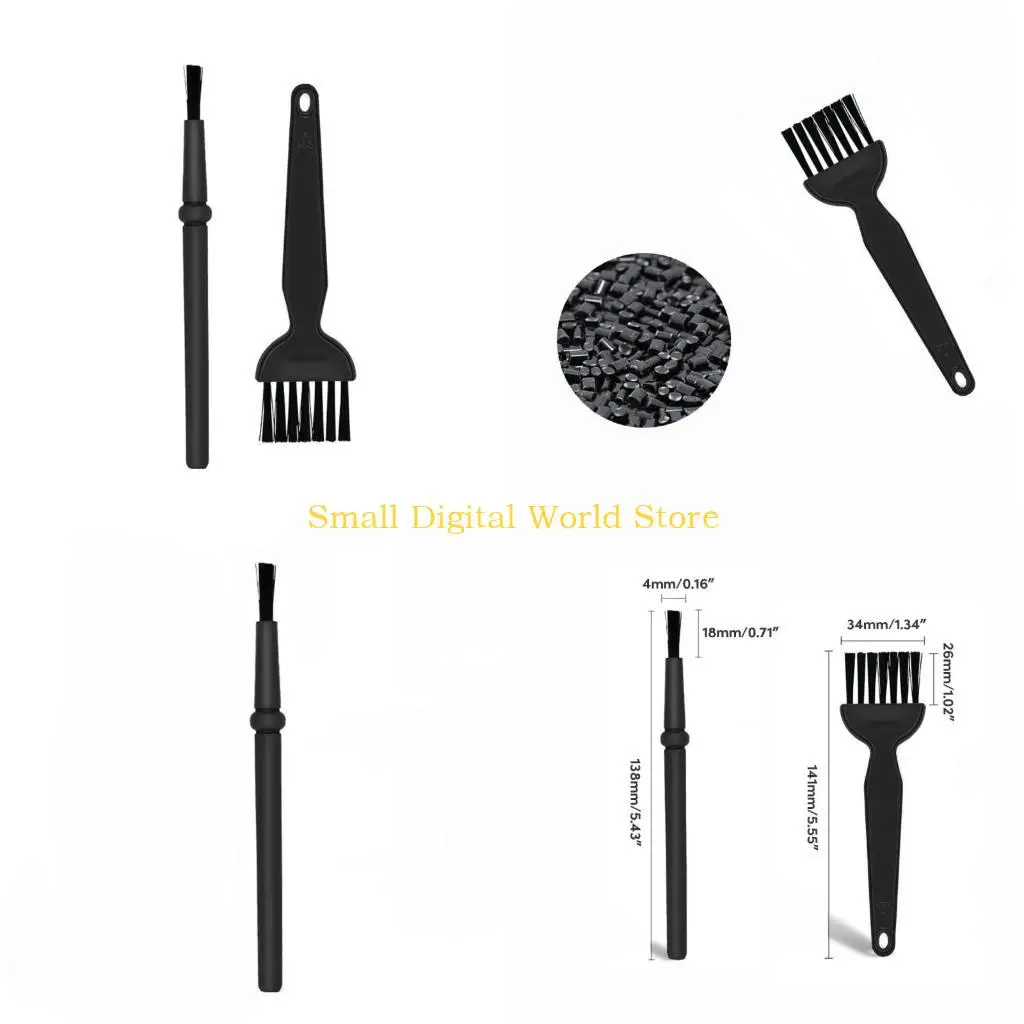 77UB 2PCS Professional Anti Static Phone Computer Keyboard Cleaning Brushes Remove Dust and Debris from Hard to reach Areas