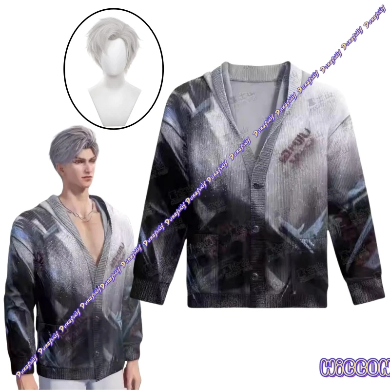 

Свитер для косплея Sylus для Хэллоуина, рождественских вечеринок, идеально подходящий для ролевых игр «Любовь и глубокое пространство», стиль с длинными рукавами