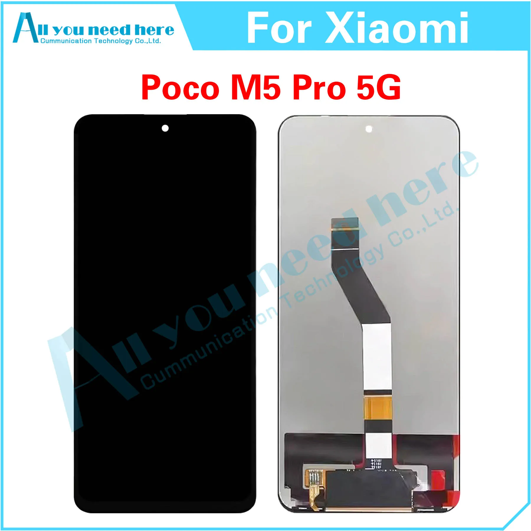 100% Test For Xiaomi Poco M4 Pro 5G LCD Display Touch Screen Digitizer Assembly For M4Pro Repair Parts Replacement