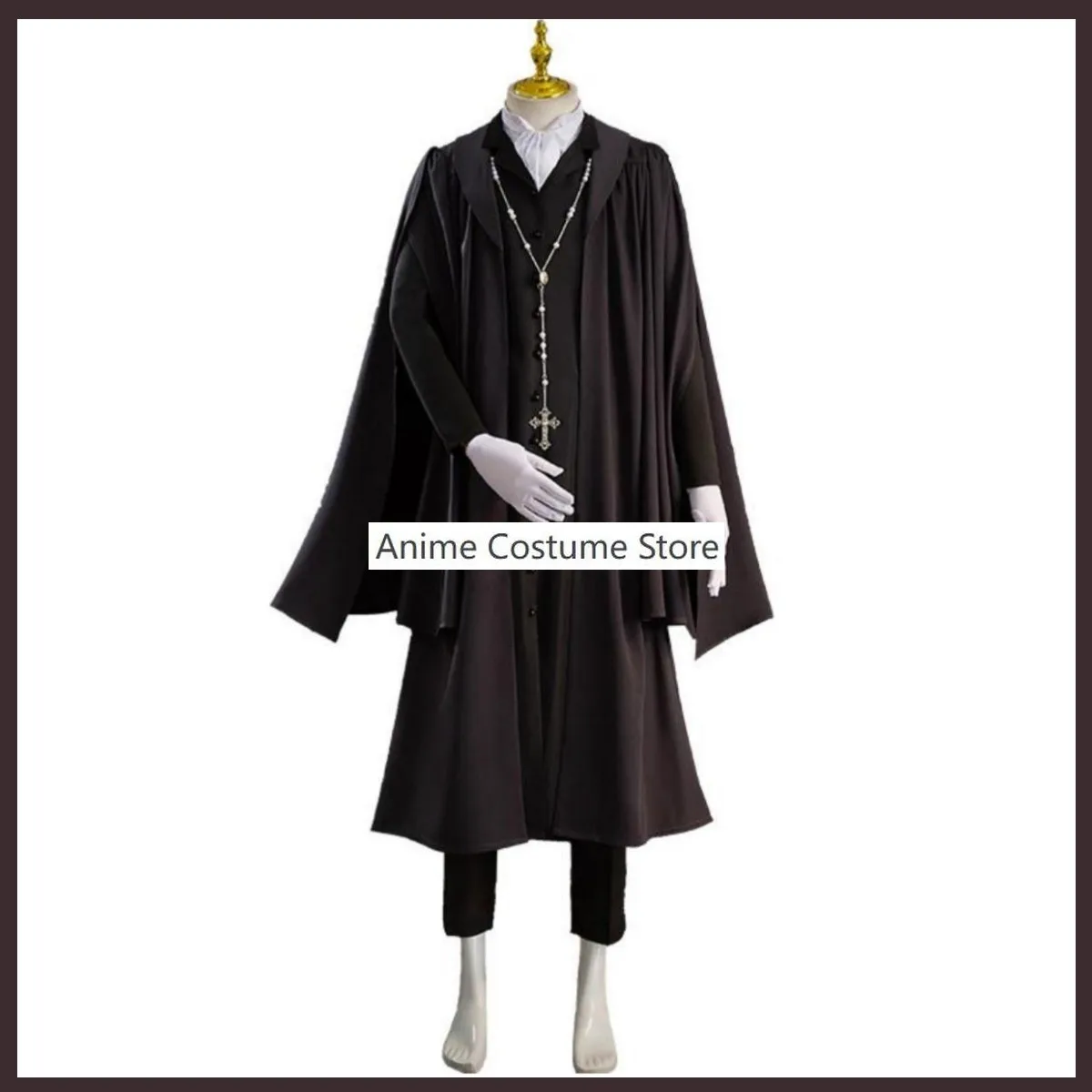 Anime Black Butler Embarque Escola Fantasia, Peruca Cosplay, Manto Preto, Capa, Uniforme, Camisa, Homem Terno de Carnaval