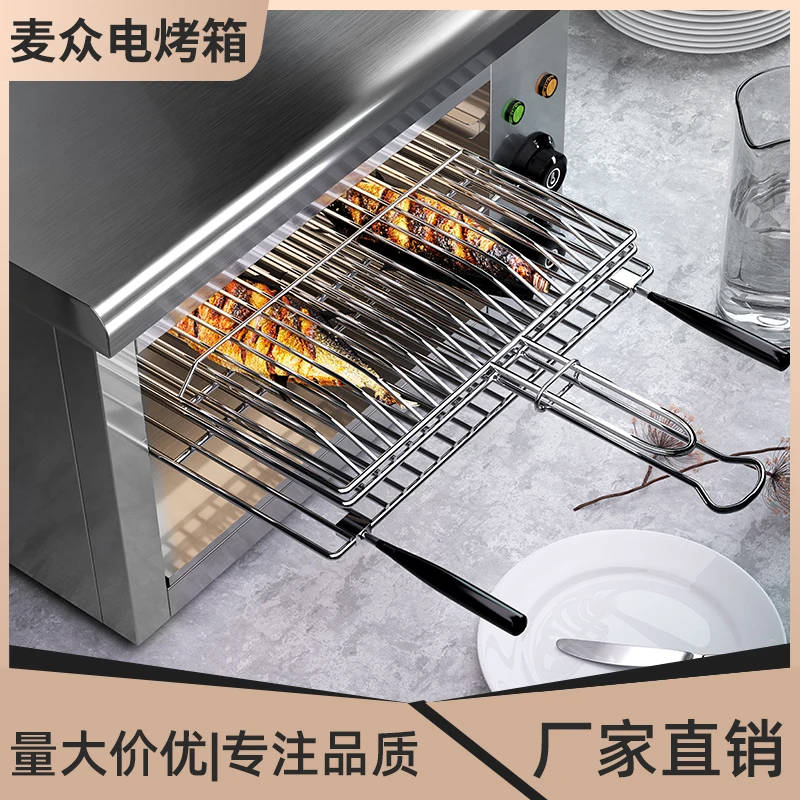 Smokeless stove Commercial wall-mounted oven with timer Double layer electric oven Fish oven forno eletrico