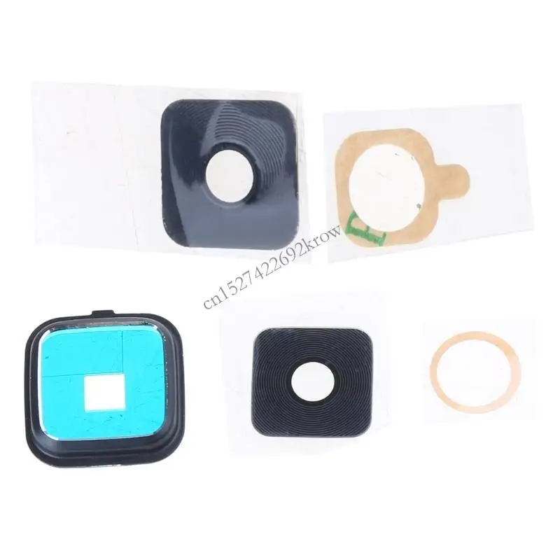 R9CB Rear Camera Lens Glass Cover & Frame with Sticker for GalaxyNote 4 N9100 N910F